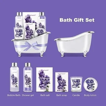 Lavender Gift Basket for Women - Body & Earth Gifts