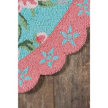 Madcap Cottage Get Smart Manor Born Area Rug, 4' X 4' Round, Multi