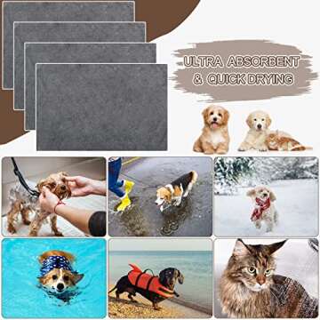 Premium Microfiber Dog Towels for Effective Pet Drying