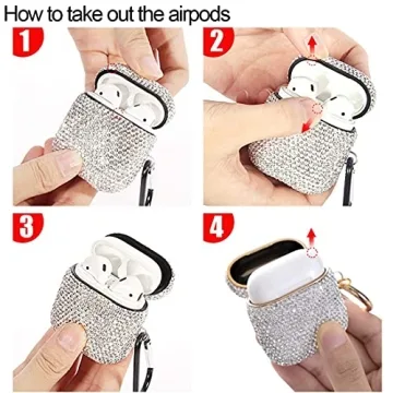 Sparkly Diamond Case with Keychain for AirPods Pro