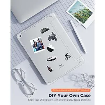 TiMOVO iPad 9th Gen Case with Pencil Holder and Stand