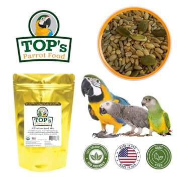 TOP's All in One Seed Mix for Large Birds - Organic & Non-GMO