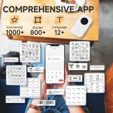 Phomemo D30 Bluetooth Portable Label Maker for Home & Office