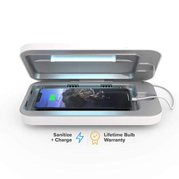 PhoneSoap 3 UV Cell Phone Sanitizer & Charger | 360-Degree UVC Light
