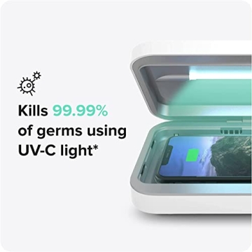 PhoneSoap 3 UV Cell Phone Sanitizer & Charger | 360-Degree UVC Light