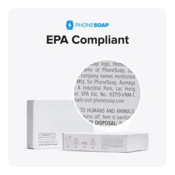 PhoneSoap 3 UV Cell Phone Sanitizer & Charger | 360-Degree UVC Light