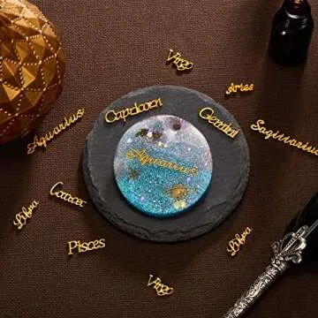 Craft Your Style with 48 Zodiac Charm Pendants