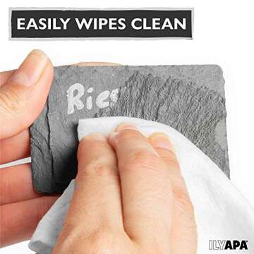 Mini Chalkboard Signs for Tables - Rustic Set of 8