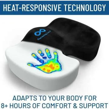Everlasting Comfort Seat Cushion for Back Pain Relief