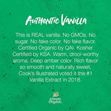 Simply Organic Vanilla Extract Certified Organic 4 oz