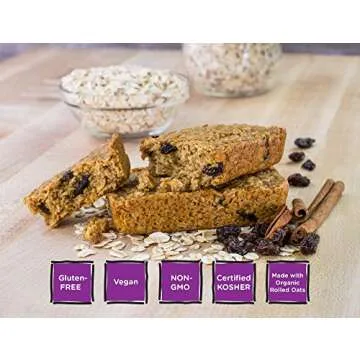 Bobo's Oat Bars, Cinnamon Raisin, 3 oz Bar (12 Pack), Gluten Free Whole Grain Snack and Breakfast Bar