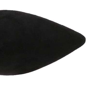 STEVEN by Steve Madden Women's Kirby Fashion Boot, Black Suede, 7.5 M US