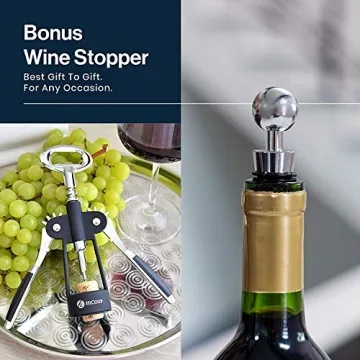 HiCoup Corkscrew Wine Opener - Elegant and Durable Design