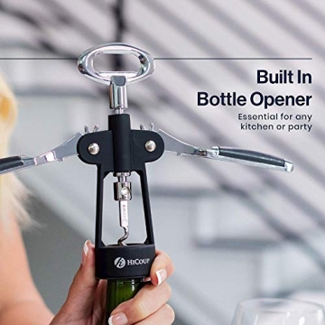 HiCoup Corkscrew Wine Opener - Elegant and Durable Design