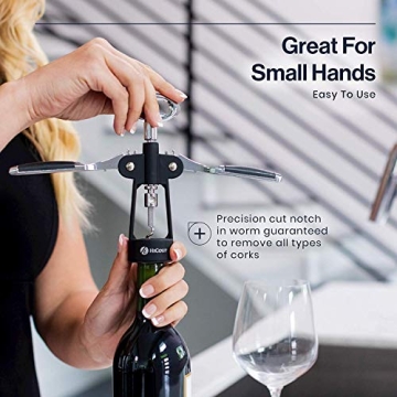HiCoup Corkscrew Wine Opener - Elegant and Durable Design