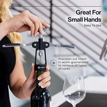 HiCoup Corkscrew Wine Opener - Elegant and Durable Design