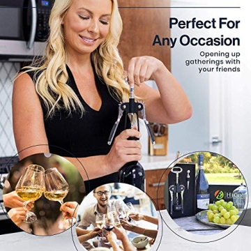 HiCoup Corkscrew Wine Opener - Elegant and Durable Design