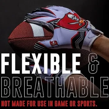 Tampa Bay Buccaneers Youth NFL Football Receiver Gloves