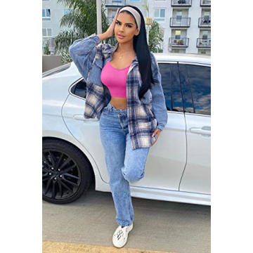 OQQ Women's 2 Piece Seamless Long Sleeve Crop Top