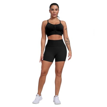 Stylish Squat Proof High Waisted Gym Shorts for Women