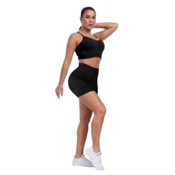 Stylish Squat Proof High Waisted Gym Shorts for Women