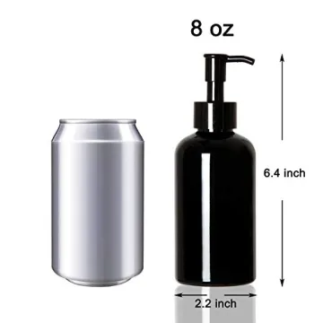 Youngever 8oz Refillable Plastic Pump Bottles 6 Pack