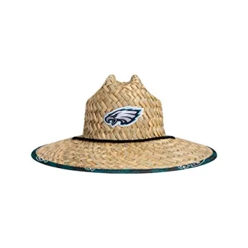 FOCO Mens NFL Team Logo Lifeguard Straw Hat Online