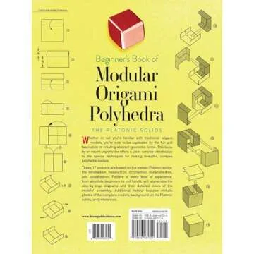 Dover Beginner's Book of Modular Origami Polyhedra: Discover the Platonic Solids!