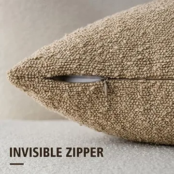 Stylish Foindtower Textured Boucle Pillow Covers for Home