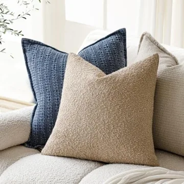 Stylish Foindtower Textured Boucle Pillow Covers for Home