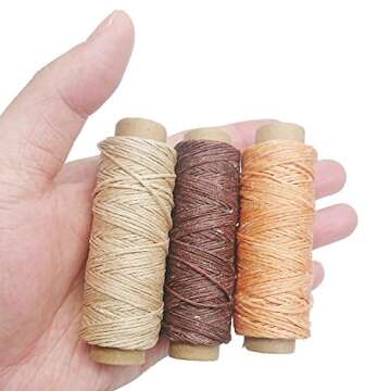 Premium 330 Yards Waxed Thread for Leather Crafting