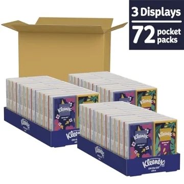 Kleenex On-The-Go Tissues - 720 Soft 3-Ply Packs