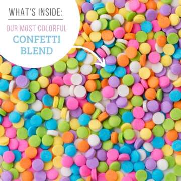 Sweets Indeed, Pastel Bulk Sprinkles, Edible Sprinkle Mix, Confetti Quin, Perfect for Cake Decoratio...