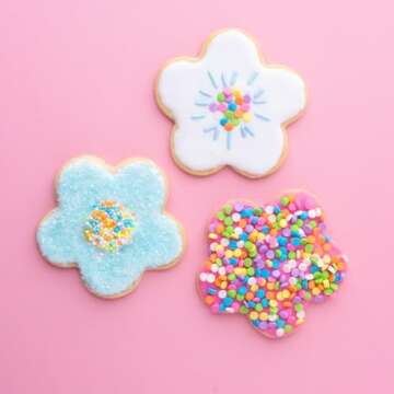 Sweets Indeed, Pastel Bulk Sprinkles, Edible Sprinkle Mix, Confetti Quin, Perfect for Cake Decorations, Baking, Ice Cream, Cookies, Cupcake Topper, 10 ounces (Pastel Confetti)