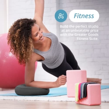 Greater Goods Yoga Blocks for Yoga and Pilates - Pack of 2