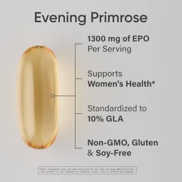 Evening Primrose Oil Softgels for Women’s Skin & Health
