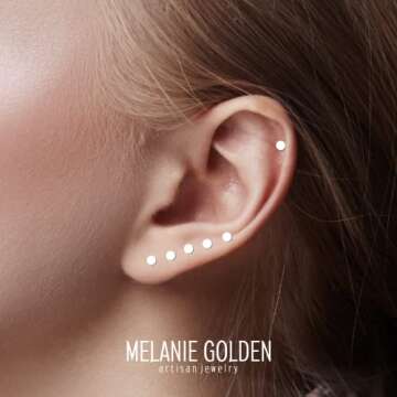 Tiny Round Dot Disc Stud Earrings for Elegant Minimalism