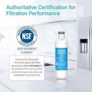 AQUA CREST LT1000PC Replacement Water Filter for LG Refrigerators