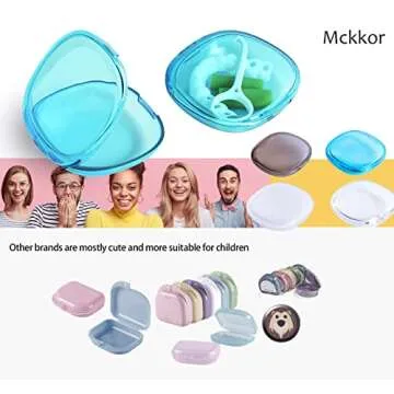 Beautiful Durable Orthodontic Retainer Case - Compact & Stylish