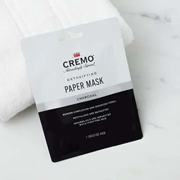 Cremo Charcoal Detoxifying Paper Face Mask for All Skin Types