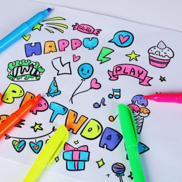 Amazon Basics Chisel Tip Highlighters 12-Pack Assorted Colors