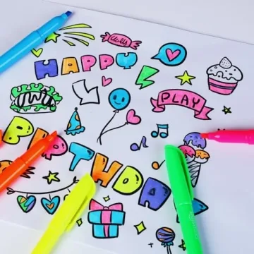 Amazon Basics Chisel Tip Highlighters 12-Pack Assorted Colors