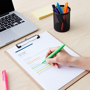 Amazon Basics Chisel Tip Highlighters 12-Pack Assorted Colors