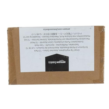 Amazon Basics Chisel Tip Highlighters 12-Pack Assorted Colors