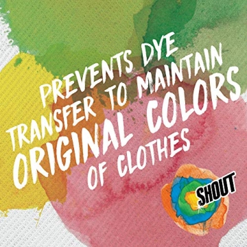 Shout Color Catchers for Laundry, Allow Mixed Washes, Prevents Color Runs and Maintains Original Clothing, 72 Count