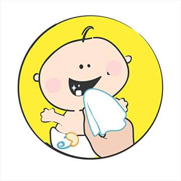 Brilliant Tooth Tissues with Xylitol, Teeth Wipes for Babies and Toddlers, Safe if Swallowed, Fluoride Free, 60 Count (2 Packs of 30)