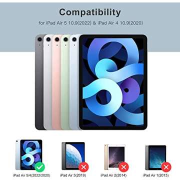 BMOUO Kids Case for iPad Air 5th/4th Generation (10.9 inch,2022/2020), iPad Air 5/4 Case with Screen...