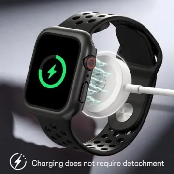 Foamia Apple Watch 44mm Case with Tempered Glass Cover