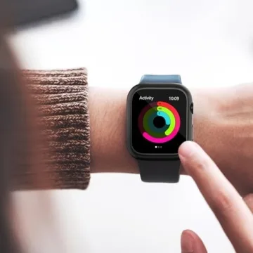 Foamia Apple Watch 44mm Case with Tempered Glass Cover