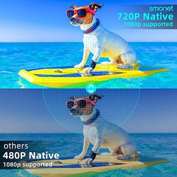 Smonet 1080P HD Projector for Home and Outdoor Fun